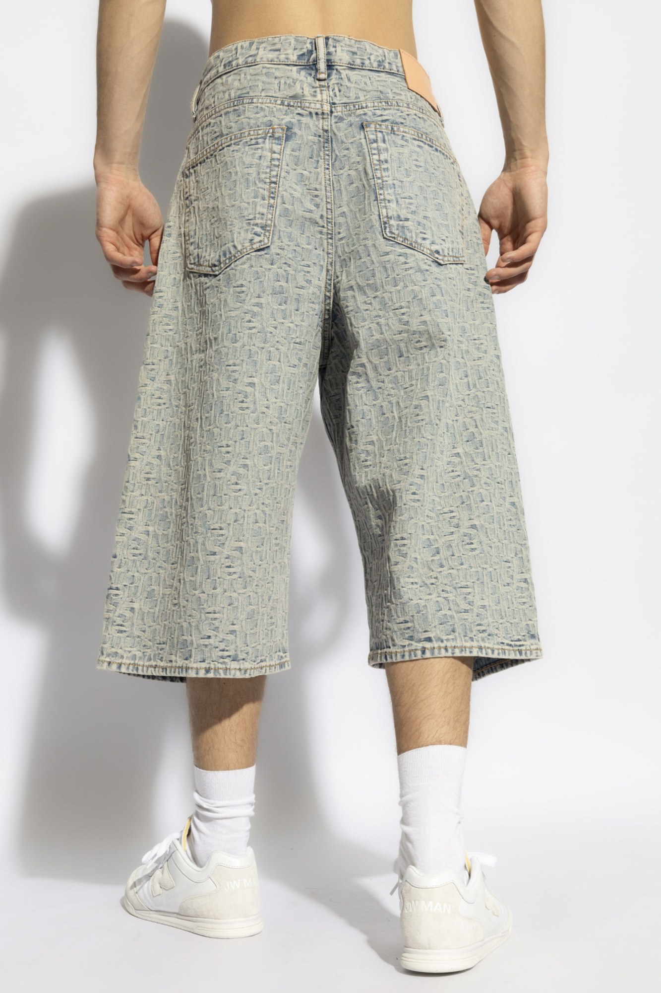 Acne studios denim shorts online